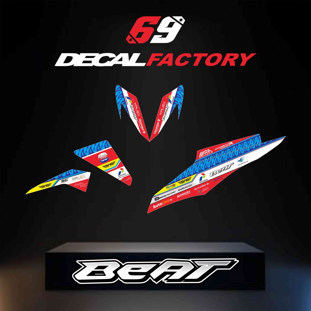 

Striping BEAT FI Motif Pertamina Mandalika