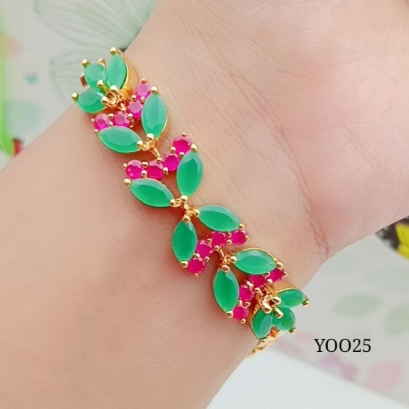 gelang giok lapis emas terbaru