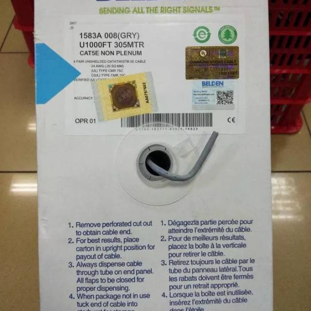 Belden Kabel LAn Cat5/belden Kabel UTP Cat5 Original (305m)