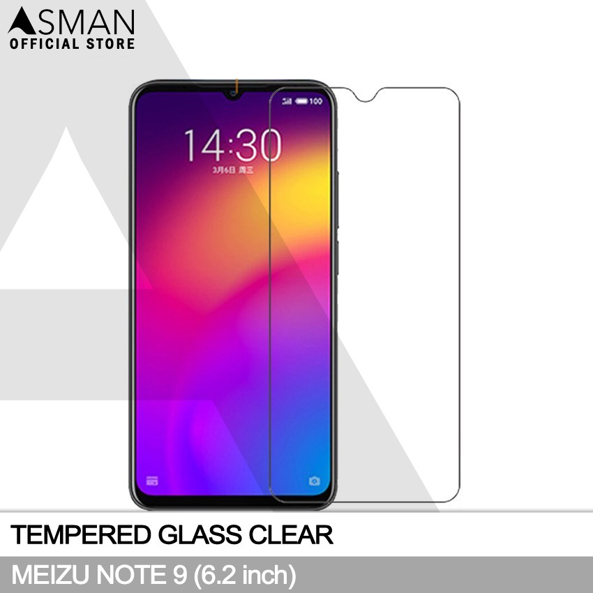 Tempered Glass Meizu Note 9 (6.2&quot;) | Anti Gores Pelindung Layar Kaca - Bening