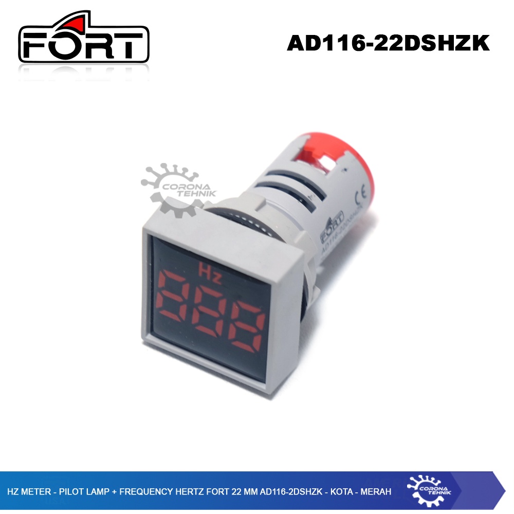 Pilot Lamp Frequency Hertz FORT 22 mm AD116-2DSHZK - Kotak - Hz Meter