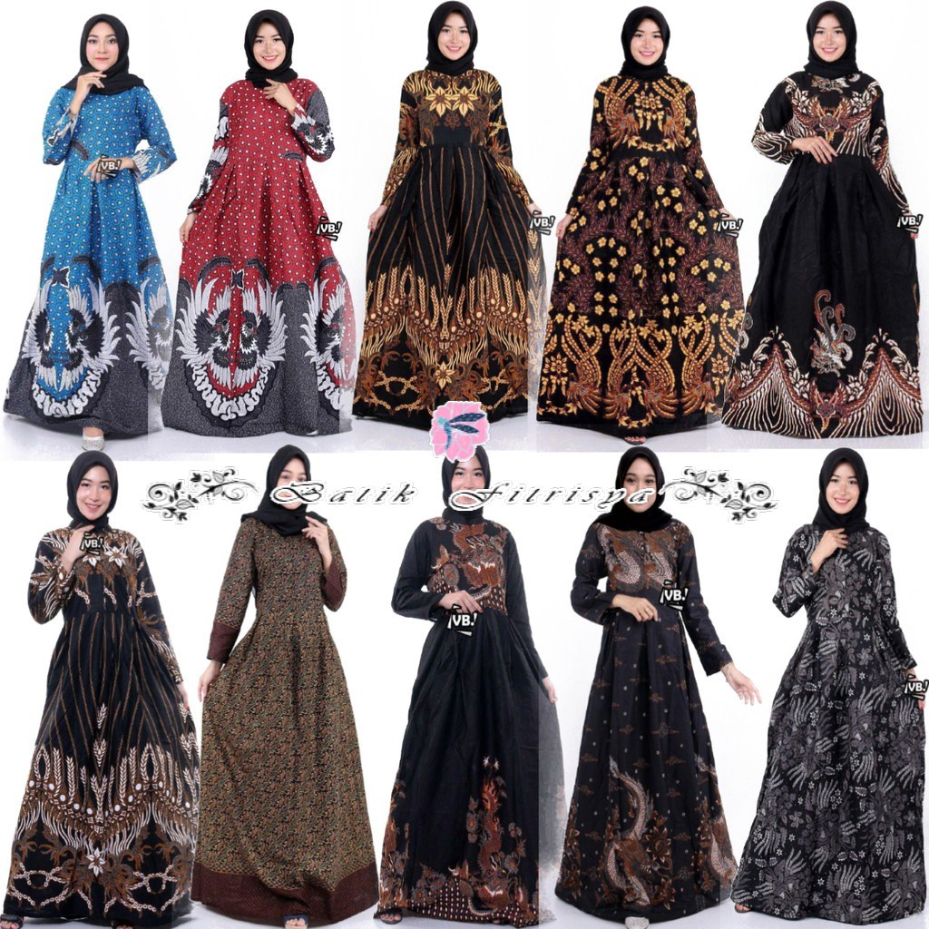 BATIK GAMIS - - EXLISIVE  GARUDA BIRU MERAH  KACANG  NAGA PADI  BURUNG NURI