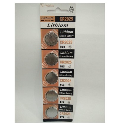 Trend-Baterai Battery Lithium Orange CR2025 Batu Batre Lithium 3V Kancing Koin CR-2025 (1PCS)