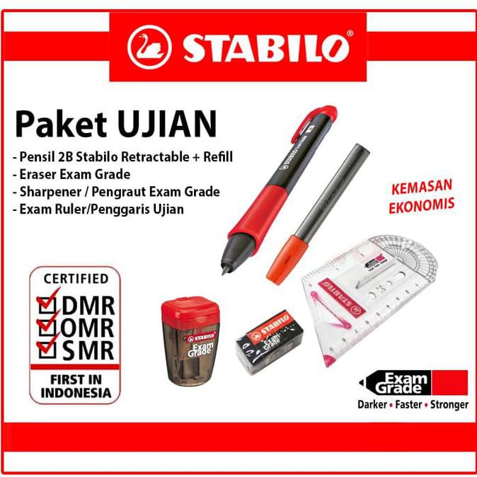 

Hanya Disini] Paket Ujian Pensil 2B Stabilo Retractable