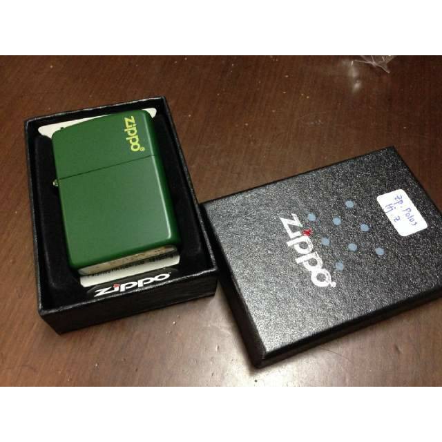 ZIPPO MATTE HIJAU TUA P11 ZIPPO MANCIS MURAH BOX