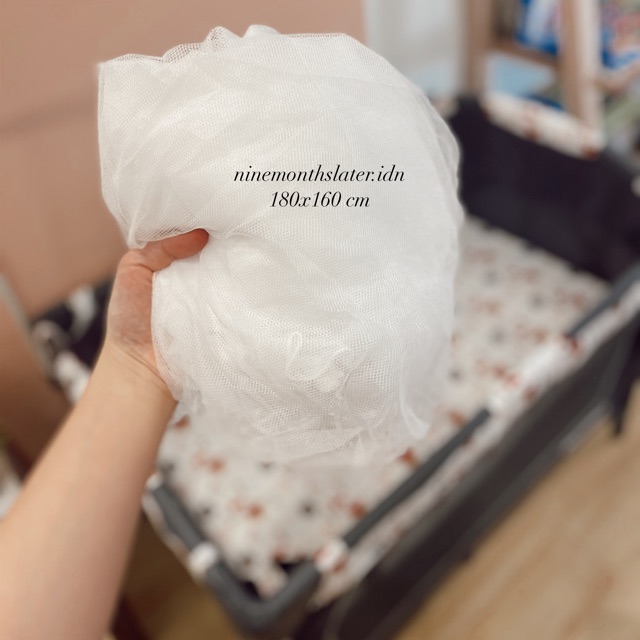 Kelambu Datar Bayi nuna sena joie right start elle box dengan karet