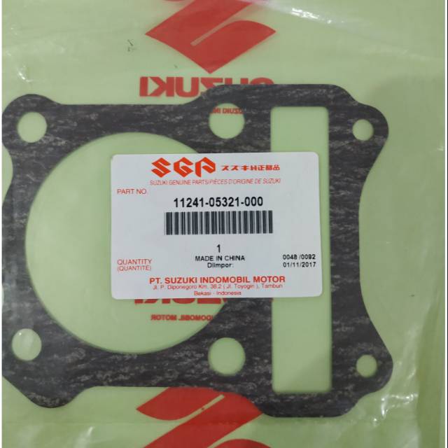 Paking Blok Suzuki Thunder 125