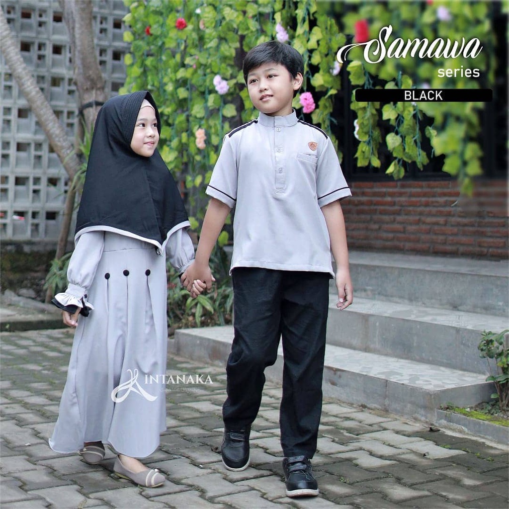 Grosir Gamis anak REJEKI anak soleha bahan tebal Elegan