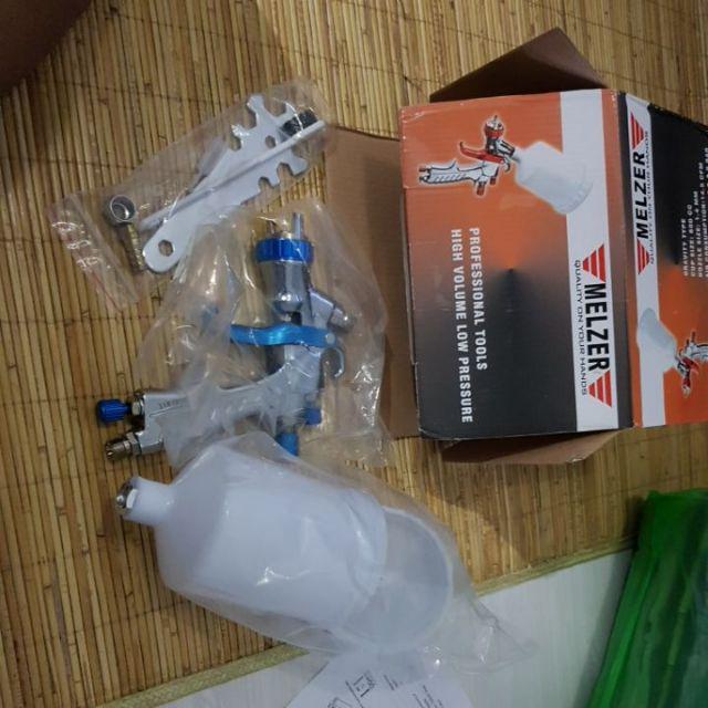 Spray Gun Hvlp Original Melzer Spray Gun Low Pressure Tabung 600mm Nozzle 1.4mm