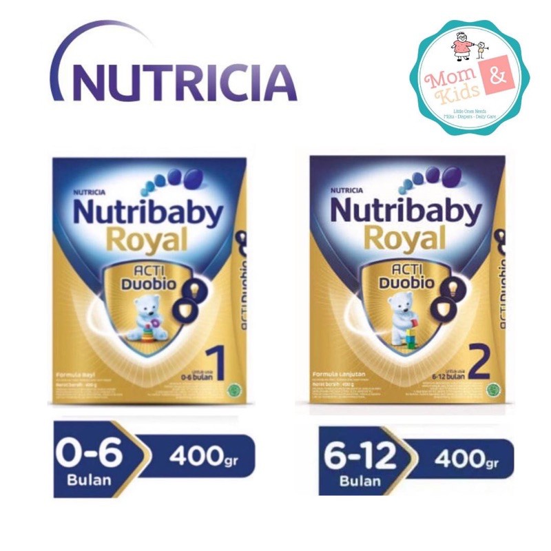 Nutribaby Royal 1 Box 400 gram / Nutribaby Royal 2 Box 400 gr