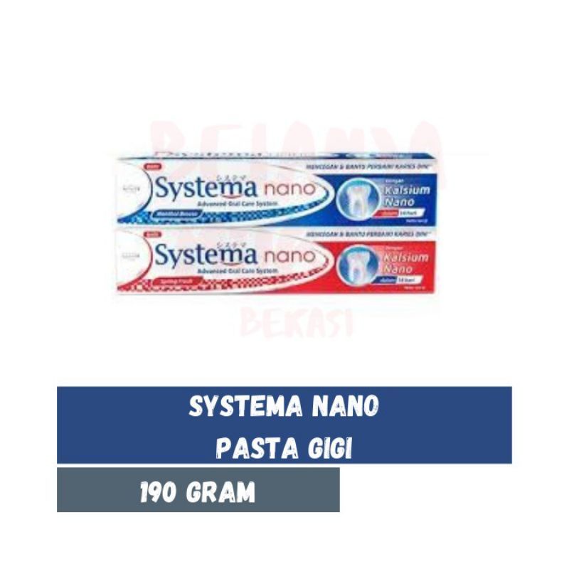systema nano toothpaste pasta gigi 190 gram