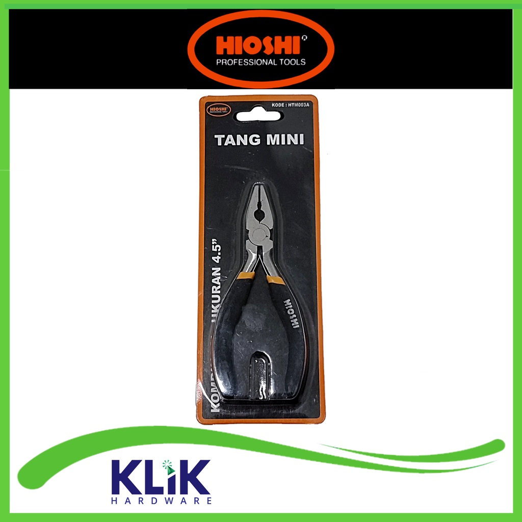 Hioshi Tang Kombinasi Potong Lancip 4.5 Inch Tool Kit Set CR-V Pilih Type