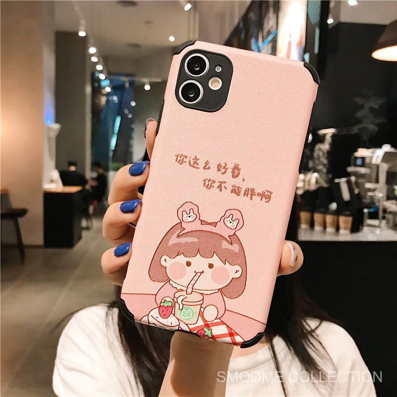 Desain wajah beruang Casing Ponsel untuk iPhone 7 8plus 11 6s Plus Xsmax