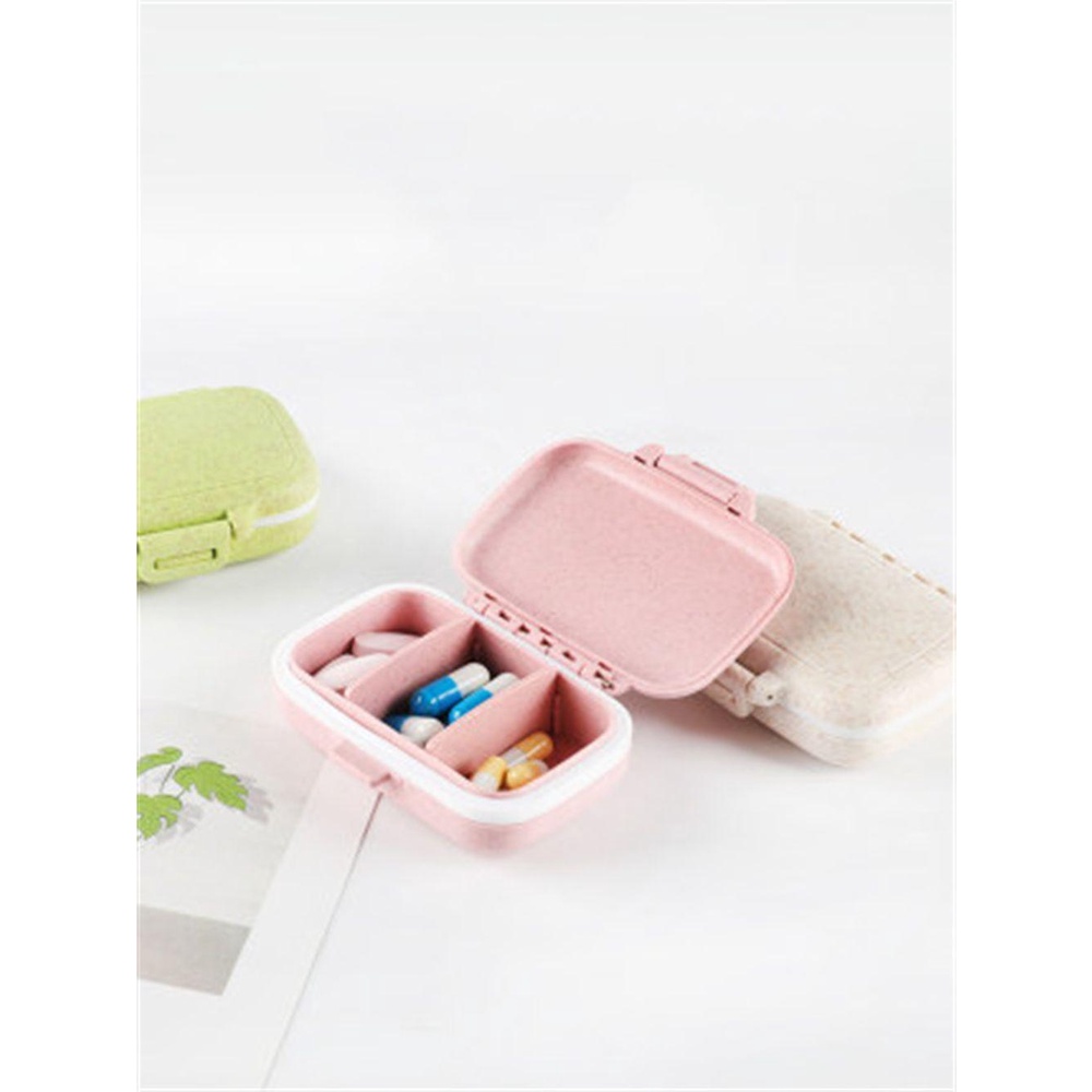 Preva Obat Pembatas Travel Divider Portable Perawatan Kesehatan Removable Organizer Three grid