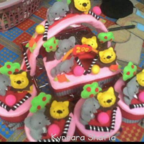 Toples set flanel zoo