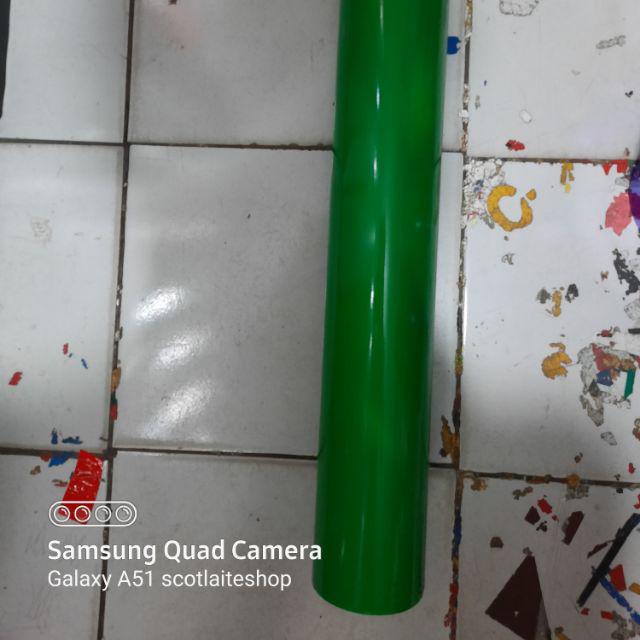 Stiker reflektive memantulkan cahaya asahi/sheikolite/solid/transign-YELLOW GREEN