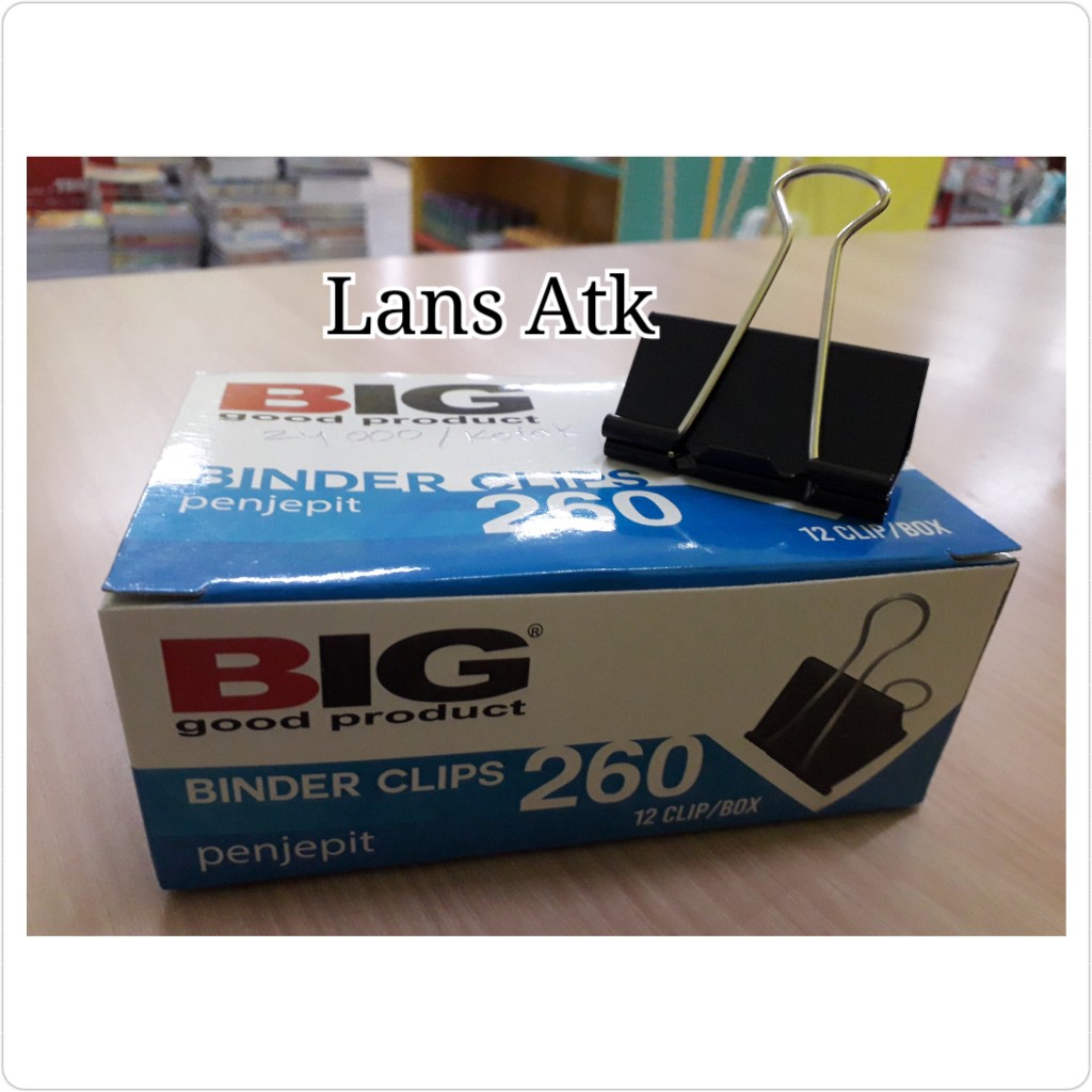 

BINDER CLIP NO.260 /PAK 12CLIP