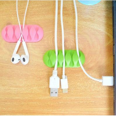 Cable Organizer Klip Kabel Gadget Smarpthone PC Laptop Table Office