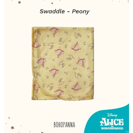 BOHOPANNA x Disney Alice in Wonderland Swaddle | Bedong Bayi
