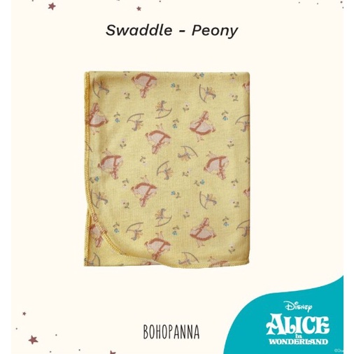 BOHOPANNA x Disney Alice in Wonderland Swaddle | Bedong Bayi