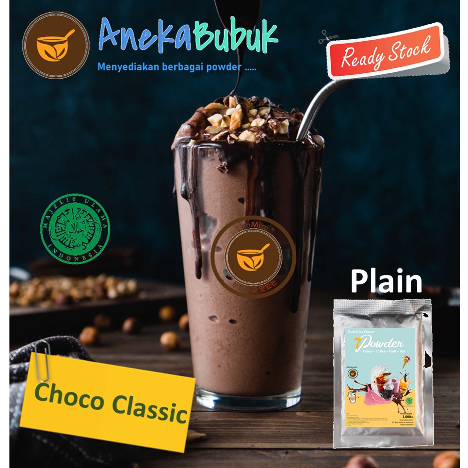 

BUBUK MINUMAN PLAIN COKLAT KLASIK 1KG - SERBUK MINUMAN CHOCO KLASIK 1KG - CHOCO POWDER DRINK