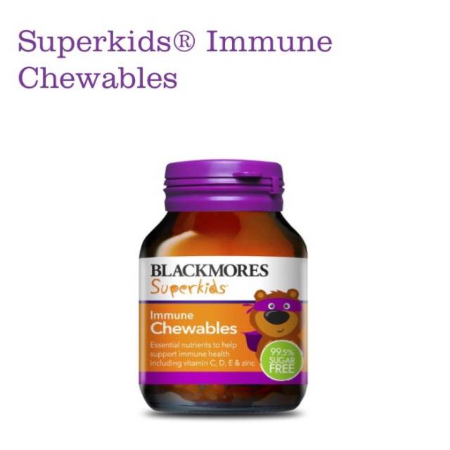 Blackmores Superkids Immune Chewables Vitamin C Anak Daya Tahan Australia