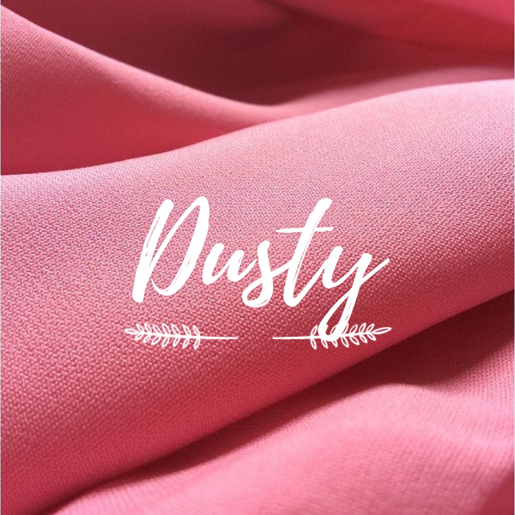 JILBAB INSTAN ZAYYANA AREY BUNGA BORDIR LIST KOMBINASI-Dusty