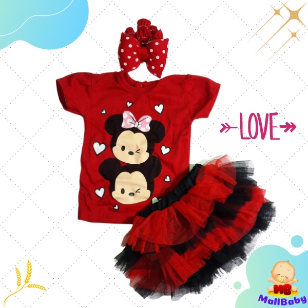 BAJU ANAK BAYI PEREMPUAN SETELAN BAJU TUTU LUCU Girl