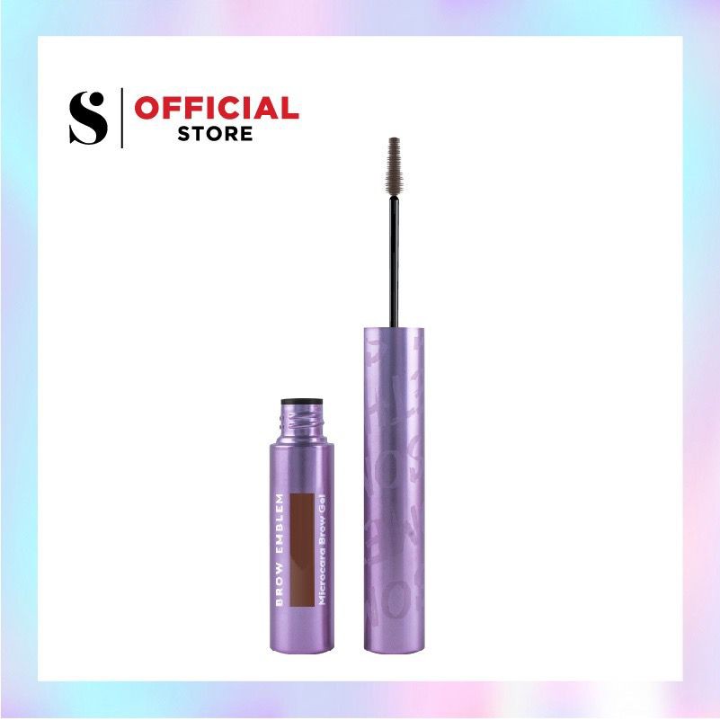 BPOM Somethinc Brow Emblem Microcara Brow Gel Eyebrow Pen Eyebrow Pencil