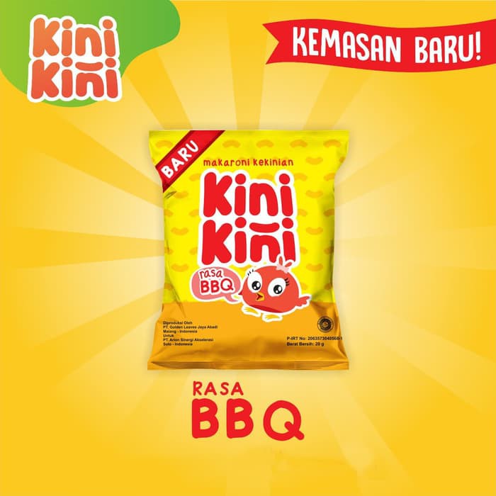 

Unik Kini Kini BBQ Snack Makaroni Kekinian Your Daily Instant Happiness Berkualitas