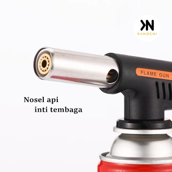 Portable Gas Torch BBQ Blow Torch Flame Gun Korek