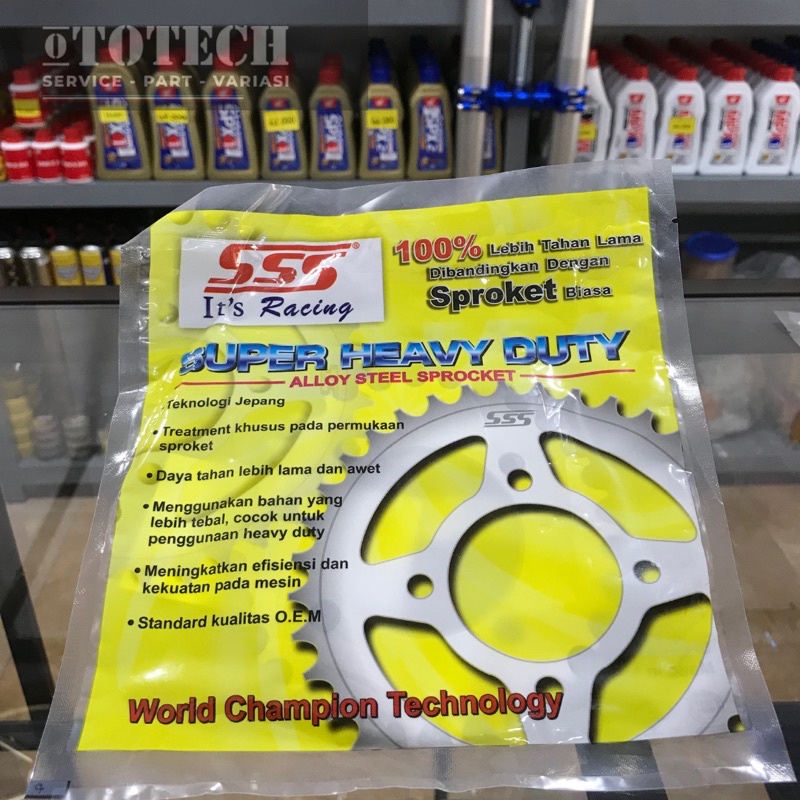 GEAR BELAKANG SSS KLX150 428X-53T 428x53T B3247-53 ORIGINAL