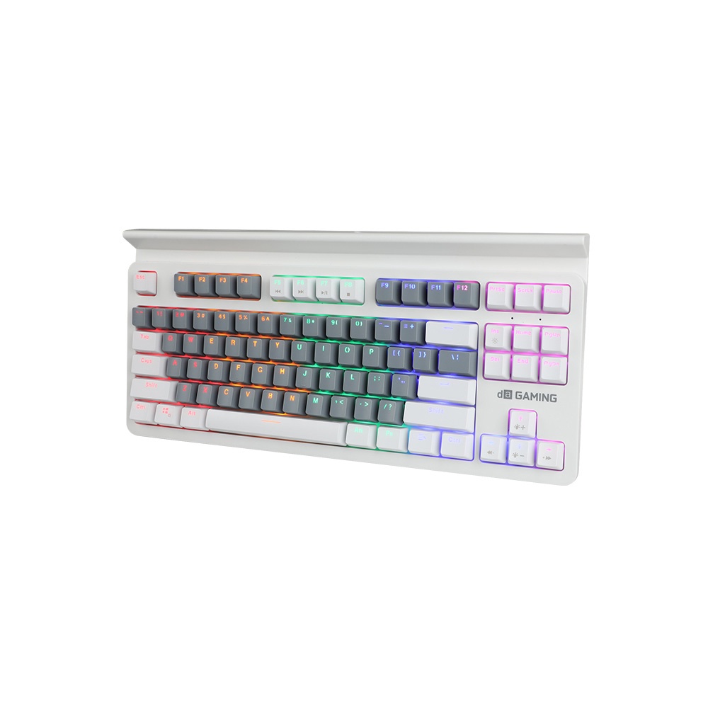 Digital Alliance DA Meca Fighter Ice SE RGB TKL Grey White Mechanical Keyboard - Blue Switch