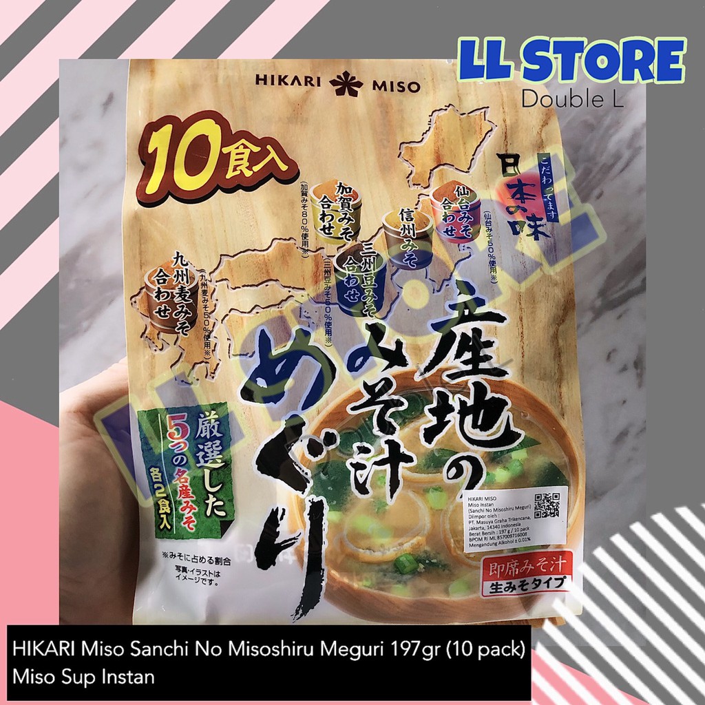 

HIKARI Sanchi No Misoshiru Meguri | Sup Miso Instan 197 gr