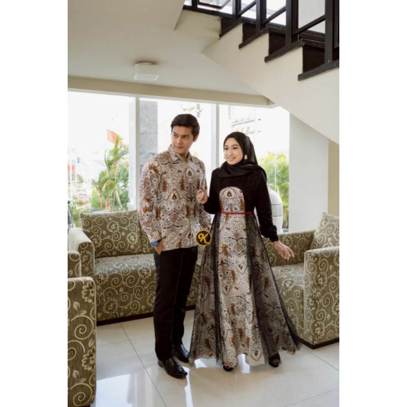 Batik Couple Keluarga Gamis Brokat Kemeja Elegan