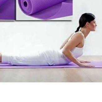 ➸ Matras yoga Tebal - Matras yoga olahraga - Matras Senam Ungu Anti Slip Tebal serbaguna ►