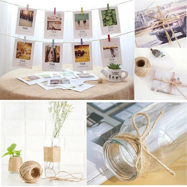 Wooden Clip 20 PCS Warna-Warni - Jepit Foto Kayu Polaroid