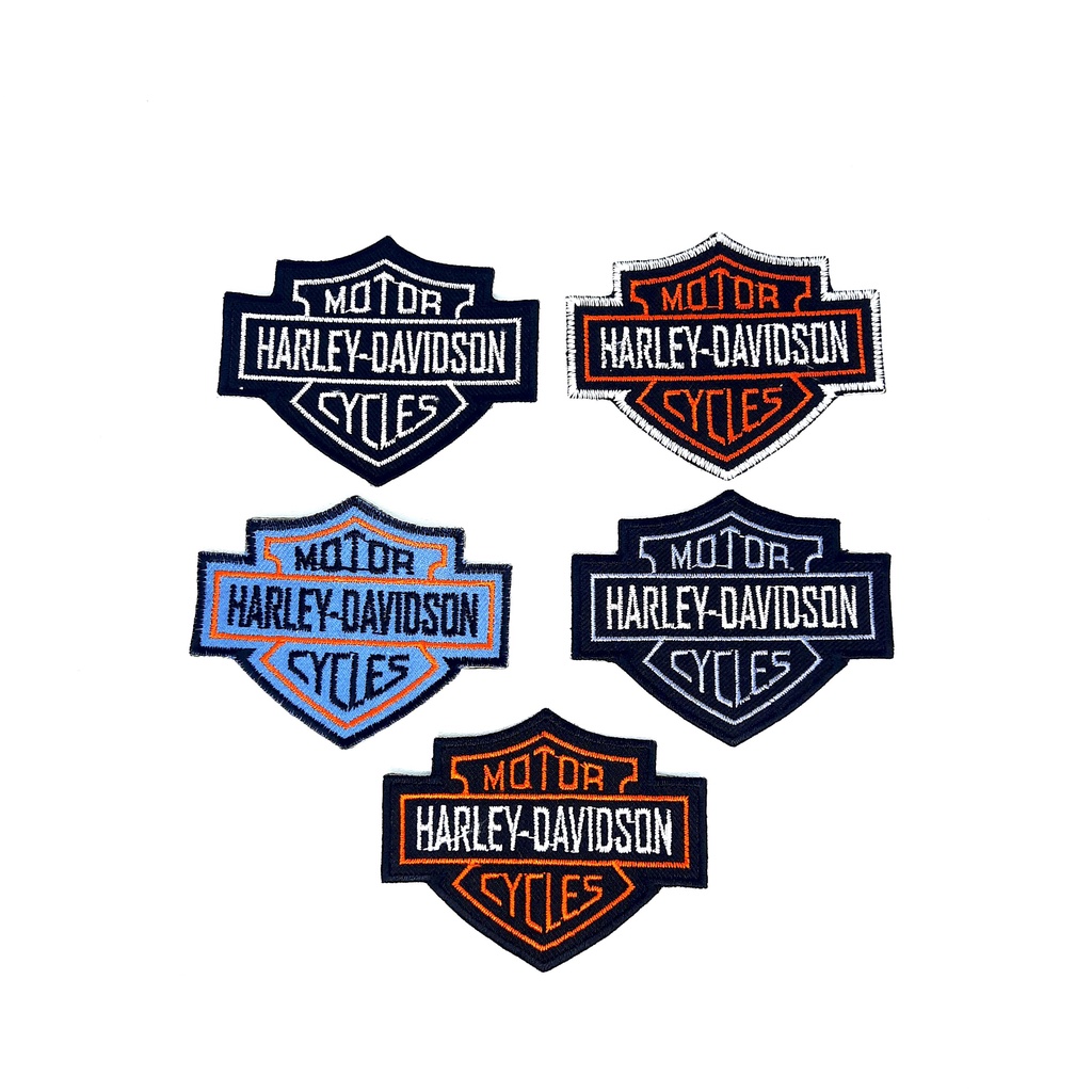 HARLEY LOGO PATCH BORDIR KEREN