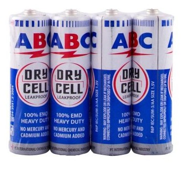 

Baterai AA isi 4 Merek ABC