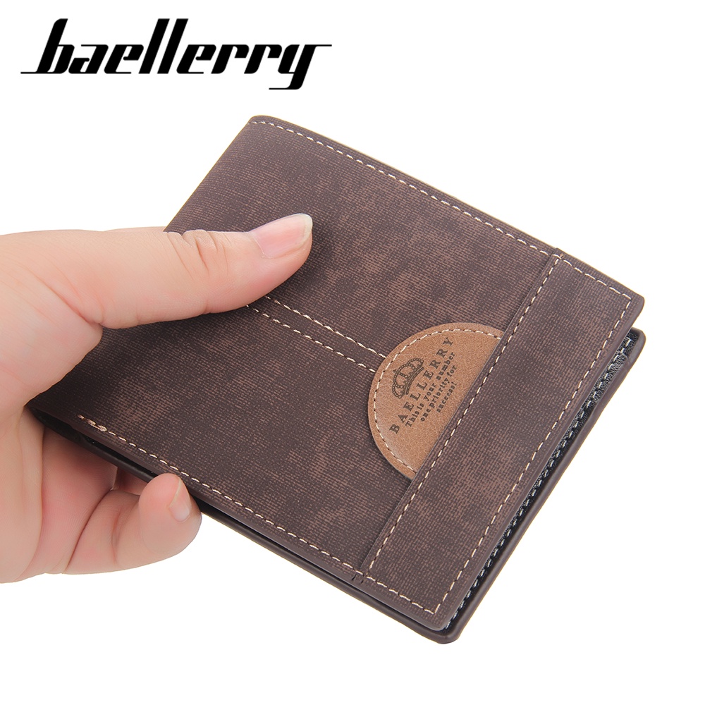 BAELLERRY DR069 Dompet Pria Bahan Kulit PU Leather Premium WATCHKITE WKOS