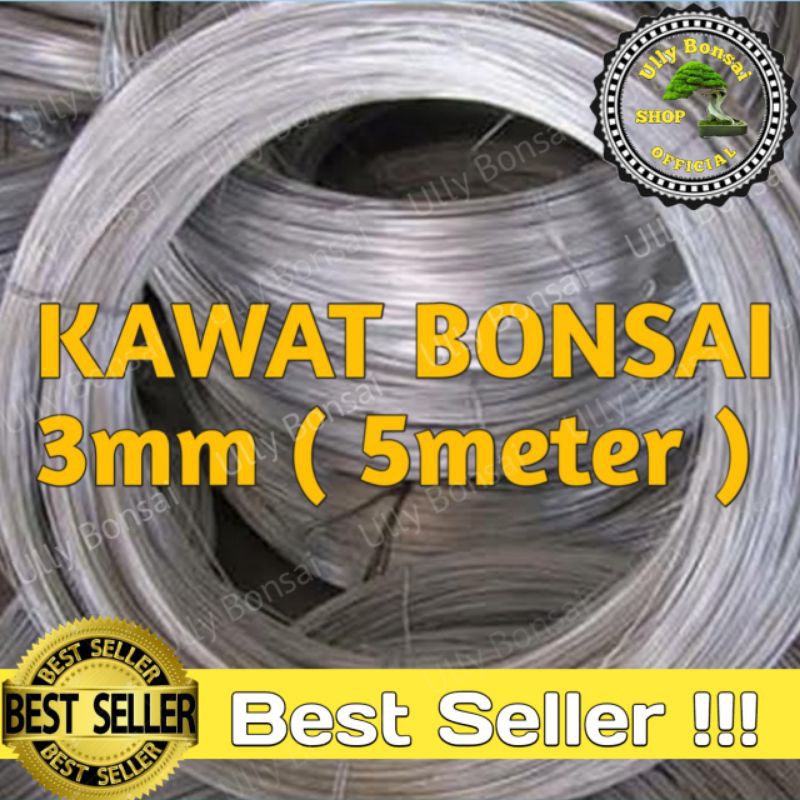 KAWAT BONSAI 3MM DAPAT 5METER