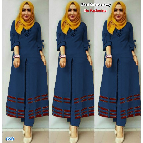 unix  setelan baju muslim wanita-gamis muslim cewek casual-celana panjang cewek-setelan baju celana