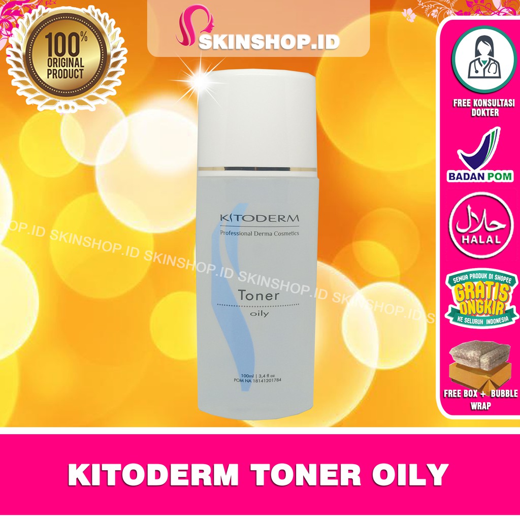 PAKET Kitoderm Whitening Platinum Oily skin / Paket Pemutih Kulit Berminyak isi 5 BPOM Aman