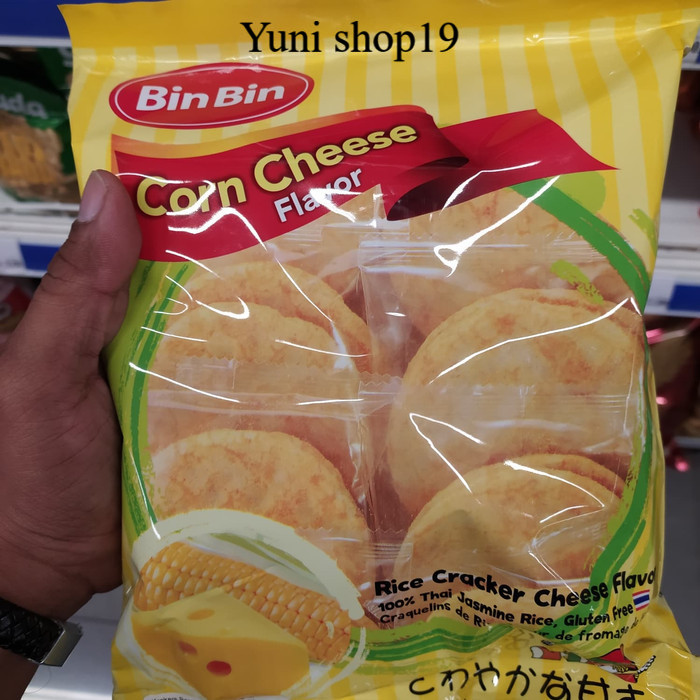 

binbin rice cracker corn chese 105gr