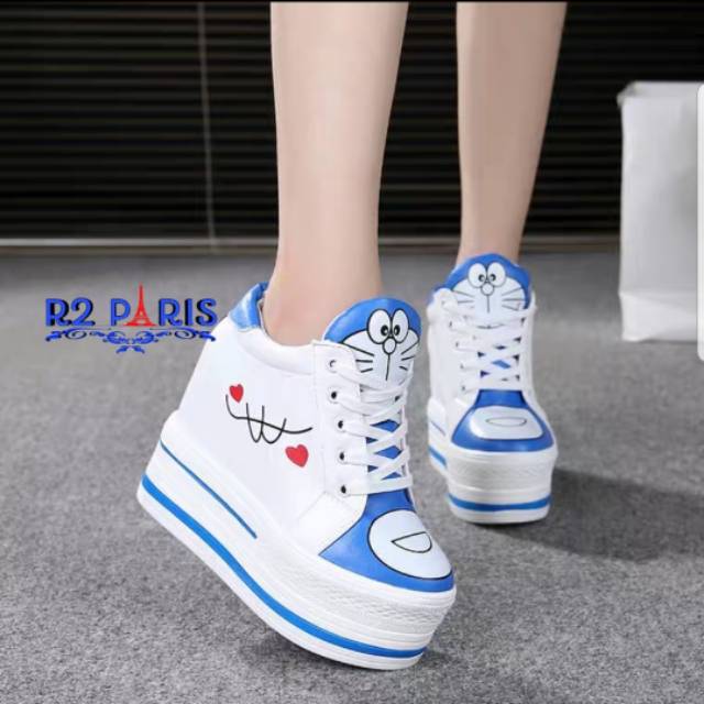 Starr seller wadges tali dora emon ZPT-Sepatu wedges fashion wanita OF-67