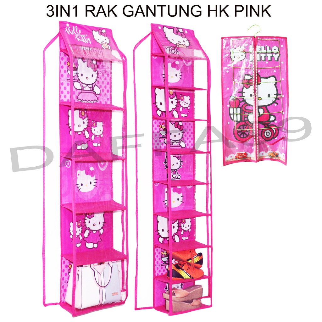 RAK GANTUNG SET 3IN1 KARAKTER