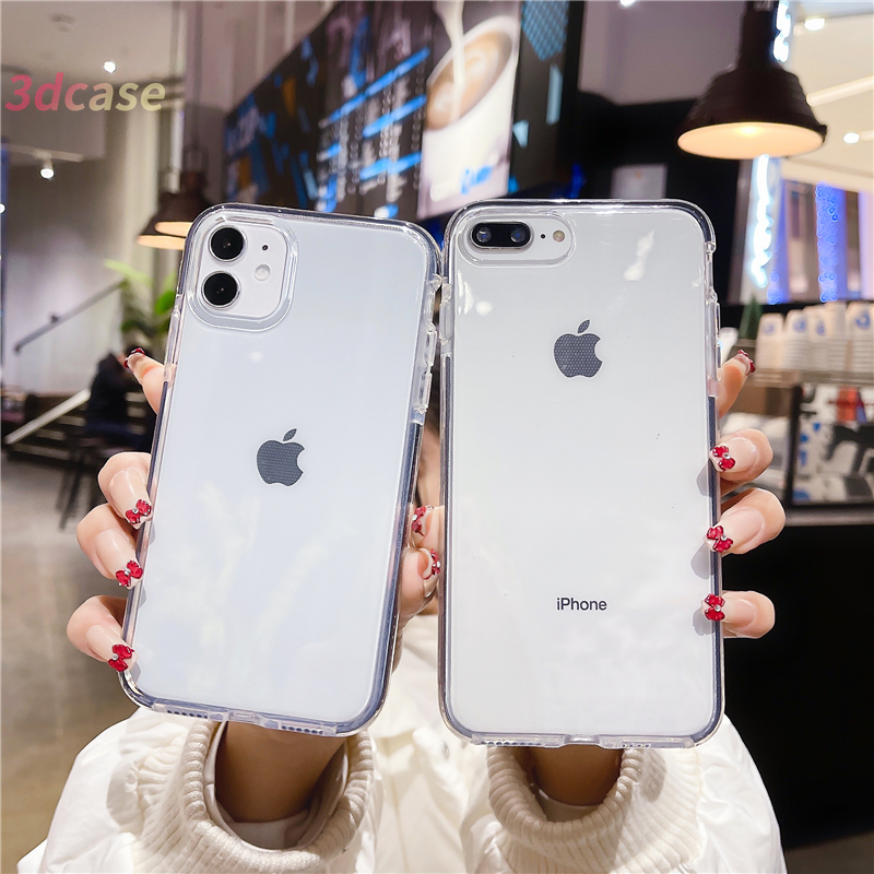 iPhone 12 mini 12 pro max 7 Plus 11 X 7 6 8 6S Plus XS SE 2020 Fashion Simple Silicone TPU Couples Cases