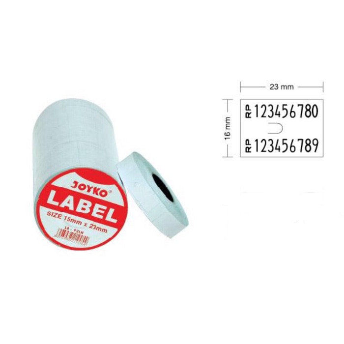 

KERTAS LABEL HARGA 2 BARIS JOYKO LBP2LN PRICE LABELLER STICKER MX6600