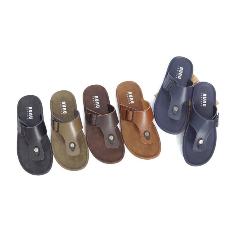 SENDAL JEPIT PRIA ASLI KULIT SAPI