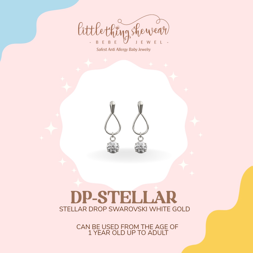 Anting Dewasa Littlethingshewear Stellar Emas Putih